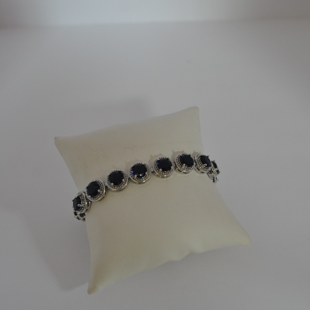 Sapphire Color Tennis Bracelet
